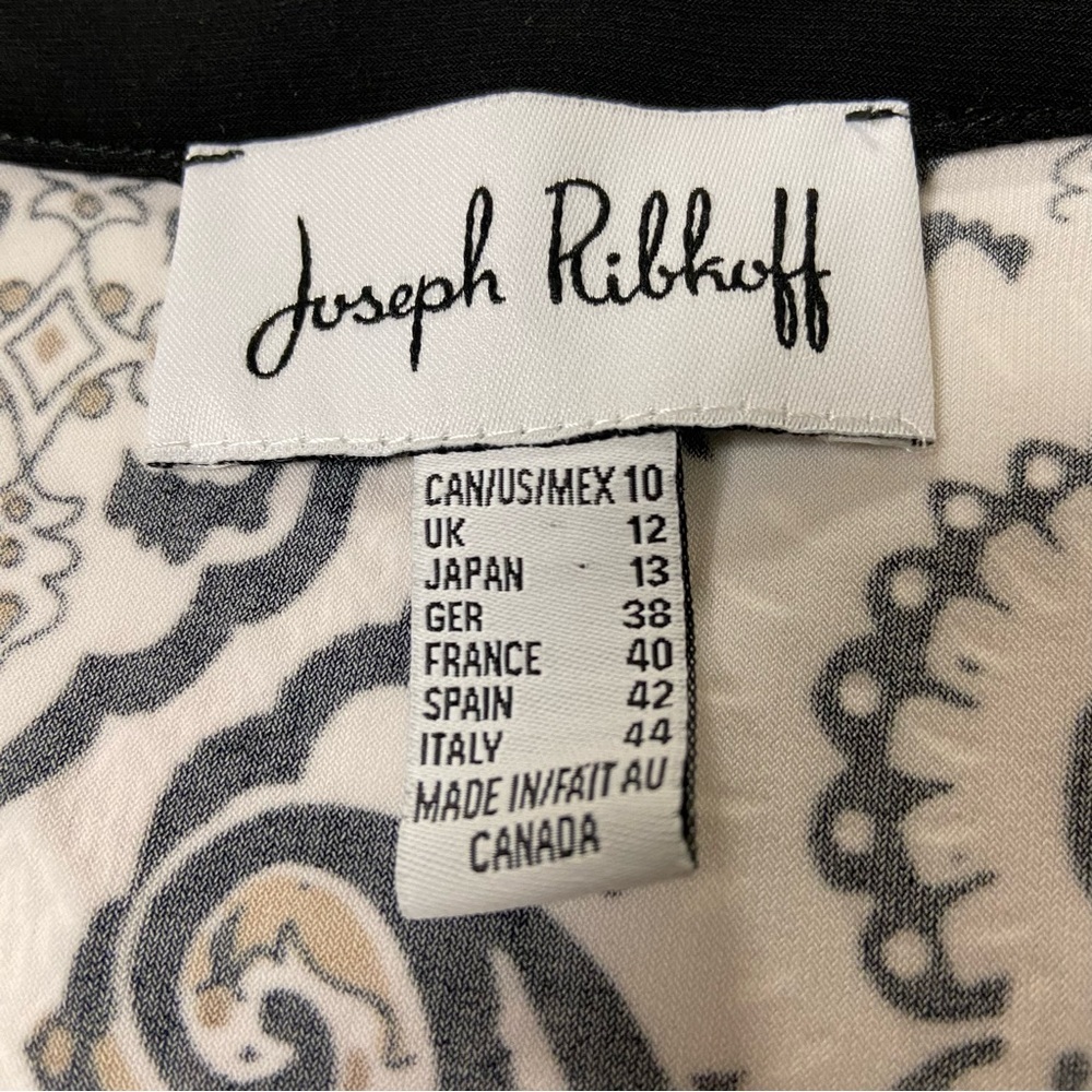 Joseph Ribkoff Women’s Tunic Top Polyester Blend Size 10 Designer Classic New - Picture 10 of 12